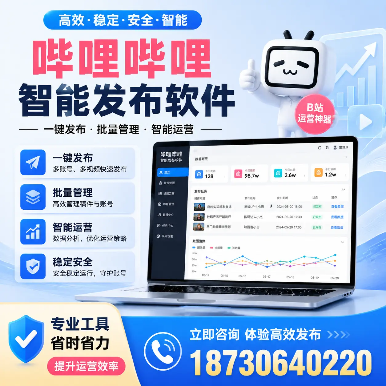 解密哔哩哔哩智能发布软件:功能与优势分析在承德